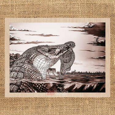 CROCODILE pyroprinter and laser-ready files 3DWave.us